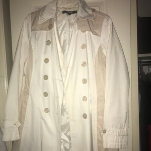 DKNY two tones white and beige light jacket